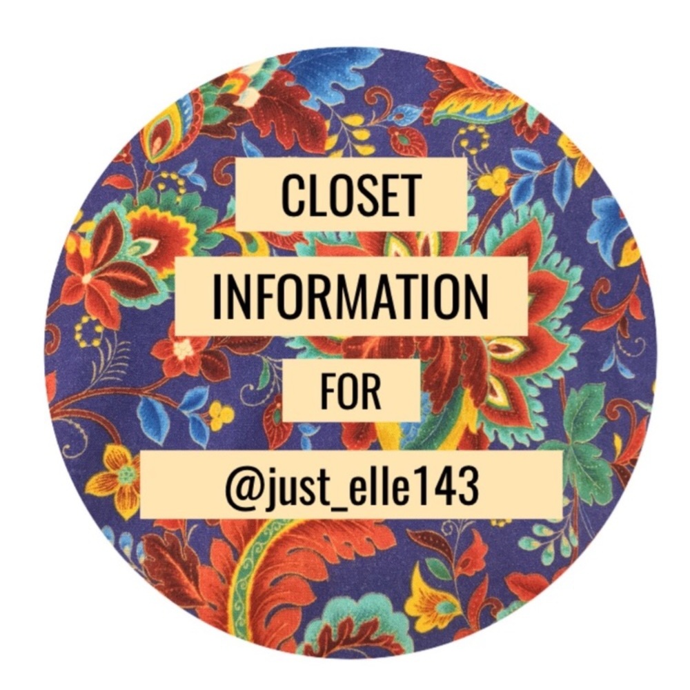 CLOSET INFO. ✨ PLEASE READ